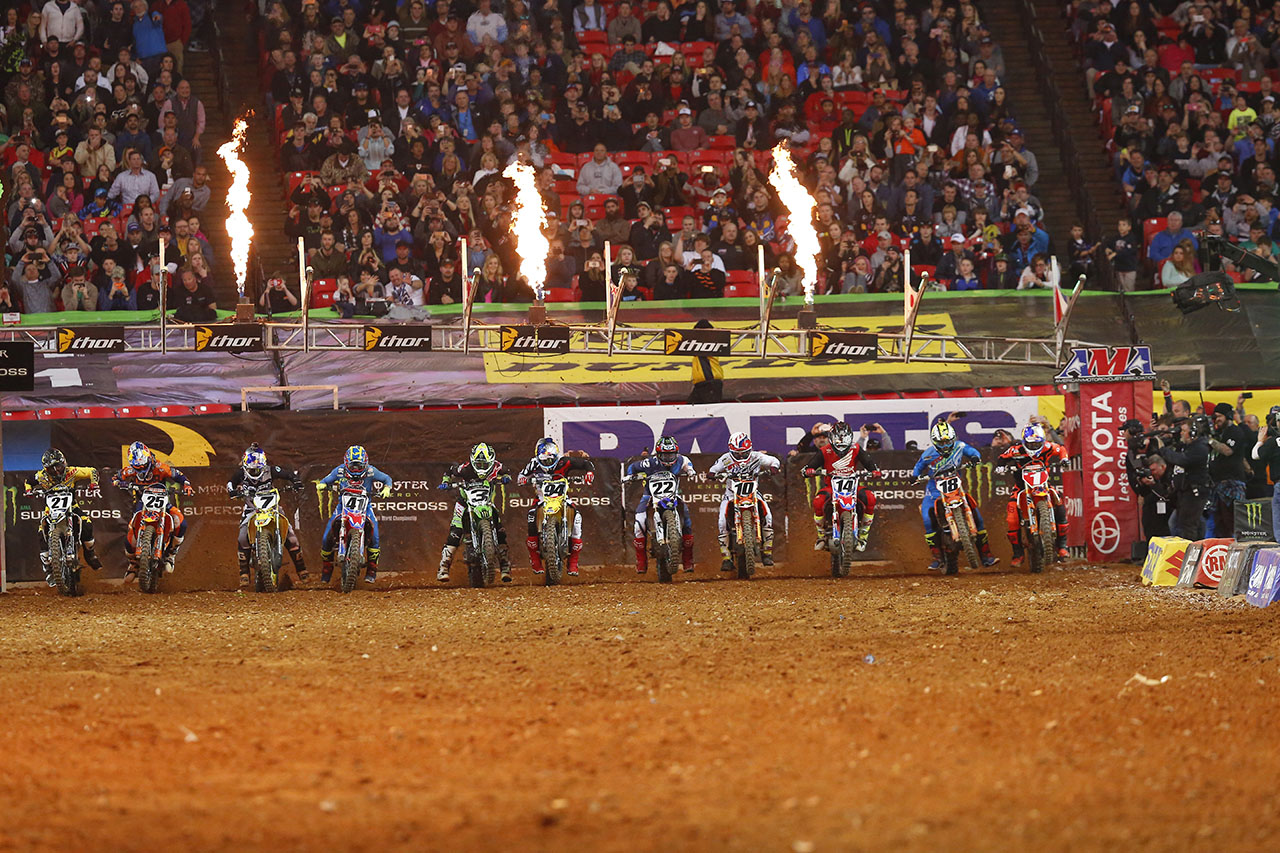 Eli Tomac Wins Daytona 450SX; Dungey, Musquin Also on Podium