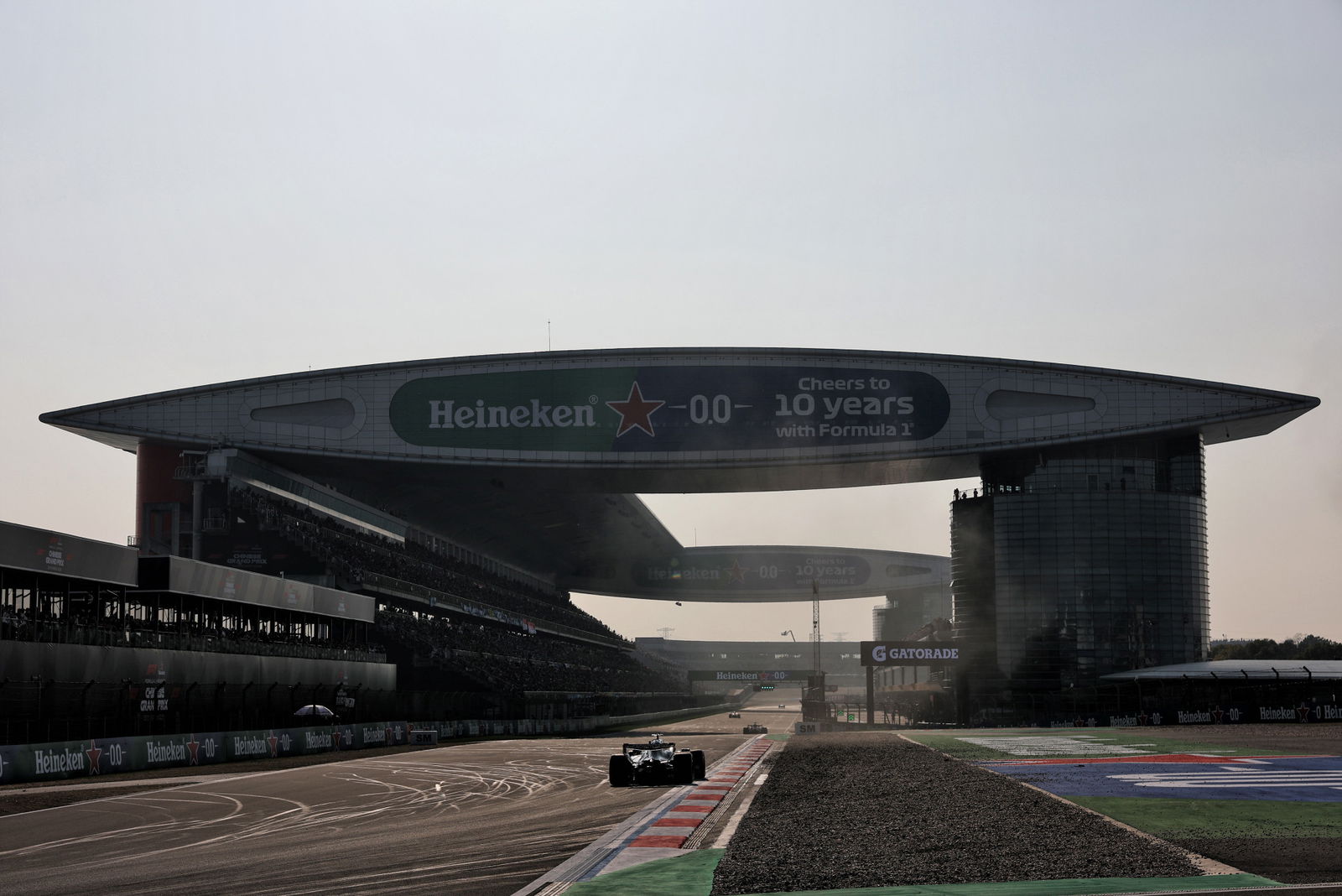 Russell on Sprint pole as Antonelli probe threatens Mercedes