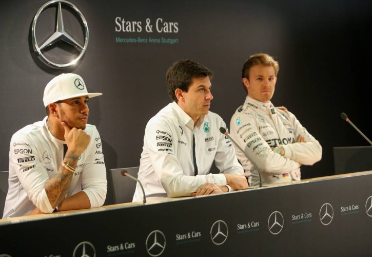 Wolff considered sacking Hamilton and Rosberg in 2016